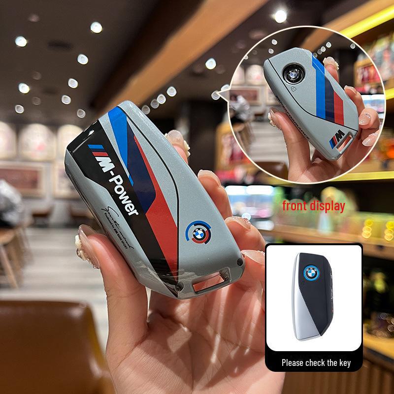 

Чехол для ключа BMW 5 серии и 7 серии 2024 года - Подходит для 530Li, X1, X1L, X5L, i5, X7, X6, iX1 Gift box