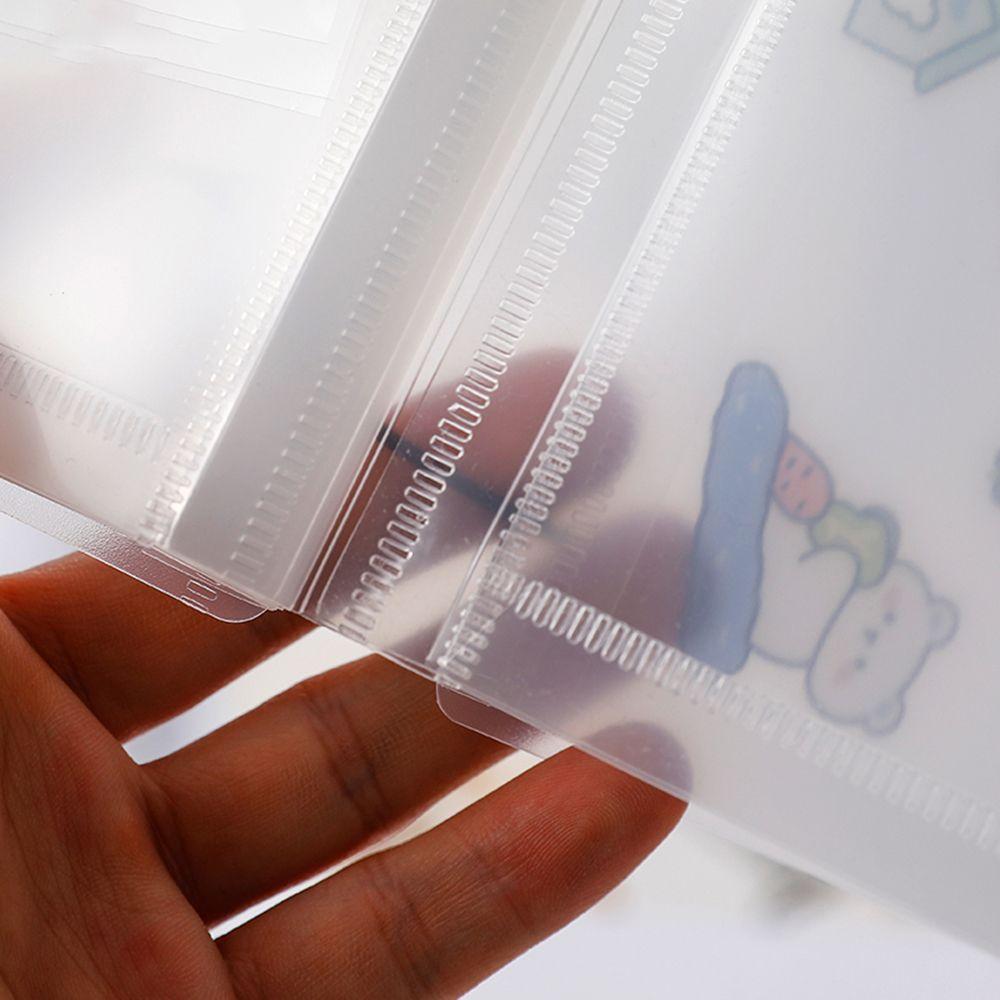 Folder Notebook Stickers Storage Book Idol Photo Booklet Cash Bill Organize Nail Sticker Collecting