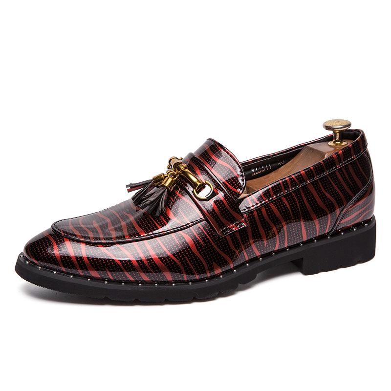 Men s Tassel Loafers: Spring/Autumn Leather Slip-ons 44