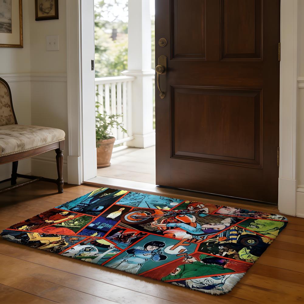 AAkira By Ise Ananphada Anime Floor Mat Soft Flannel Absorbent Mat Non-Slip Rug Home Bedroom Bathroom