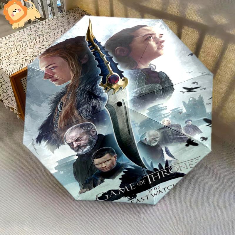 Game Thrones: Epic Exhibition Folding umbrella durable Portable Umbrella outdoor light