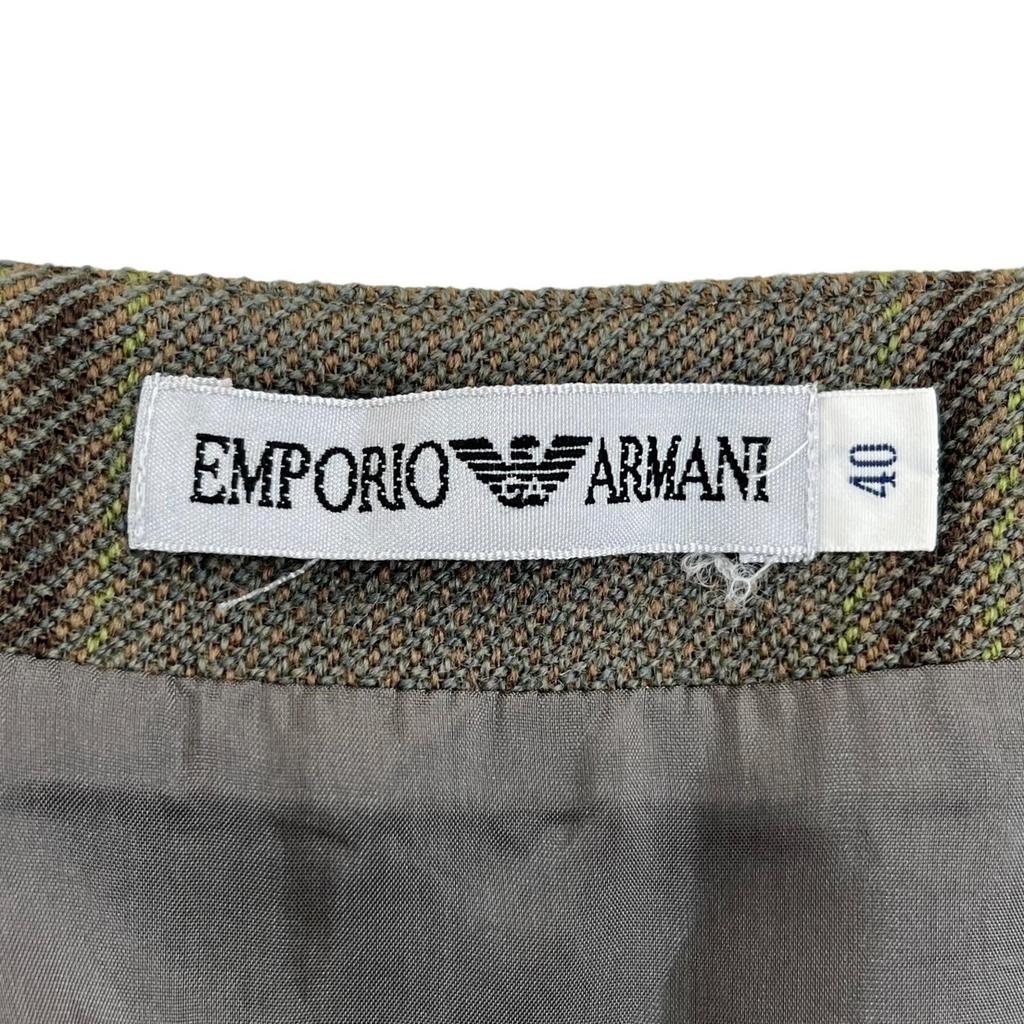 ARMANI Tartan check skirt Car key Women 40 used