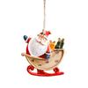 Santa Claus Hanging Pendants Christmas Tree Decor Resin Festive Decorations for Home Party Xmas DIY Gifts