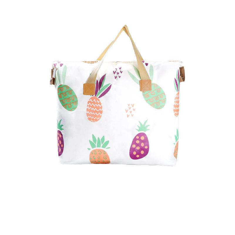 Large Capacity Zipper Storage Bag with Carry Handles, Waterproof Organizer for Quilts, Clothes and Moving