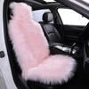 Winter Warm Car Seat Covers Artificial Plush Cars Cushion Soft Synthetic Wool Seats  Fit for Auto Truck, SUV, Van Hot