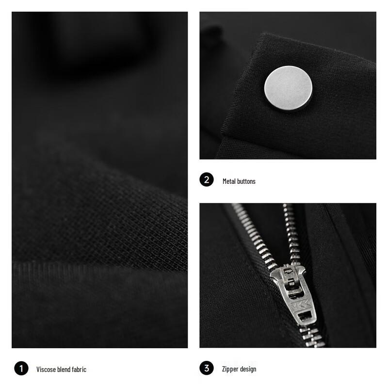 SEPTWOLVES Men's Casual Straight-Leg Business Elastic Trousers