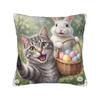 Easter Bunny Bigfoot Ufo Funny Selfie Pillow Cover Funny Pillow Case For Sofa Bedroom Home Decor Graphic Pillowcases Present