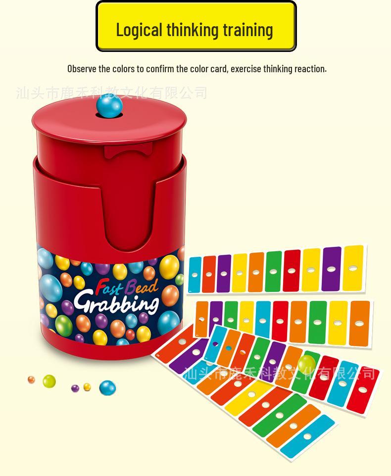 Kids' Interactive Bead Bingo Game – Enhances Hand-Eye Coordination & Cognitive Skills
