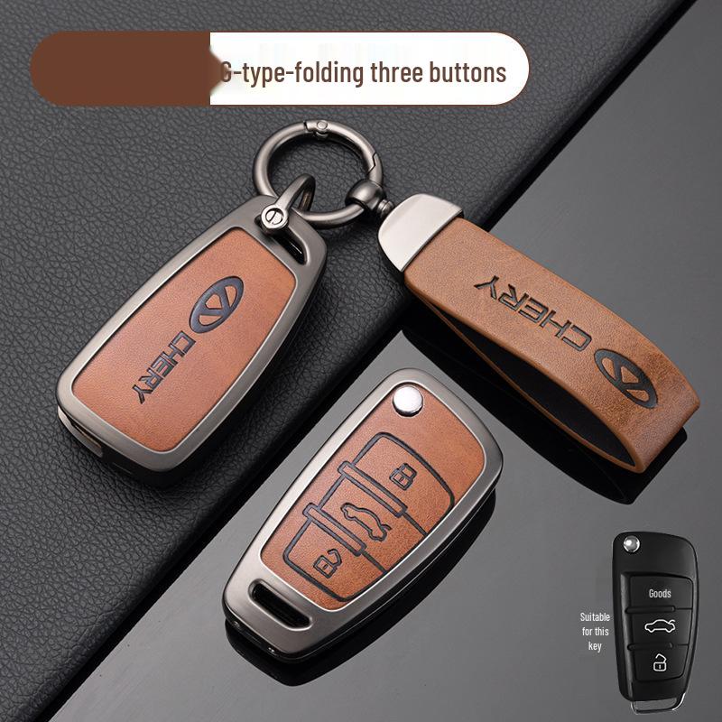 High-End Voll-Schlüsselhülle für Chery 5x, Tiggo 3x, Exeed TX, Tiggo 7 - Unisex Design