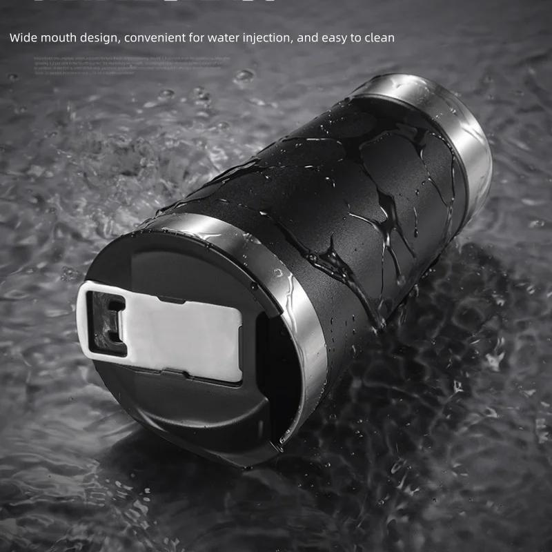 Stainless Vacuum Insulated Cup Double Wall Beer Mug Bottle Opener Car Coffee Cup Portable Travel Tumbler Hot/Cold Drinkware Cup