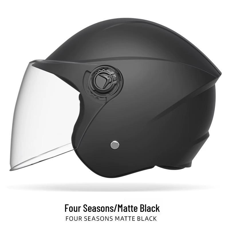 3C Certified Unisex Retro Electric Vehicle & Motorcycle Winter Helmet