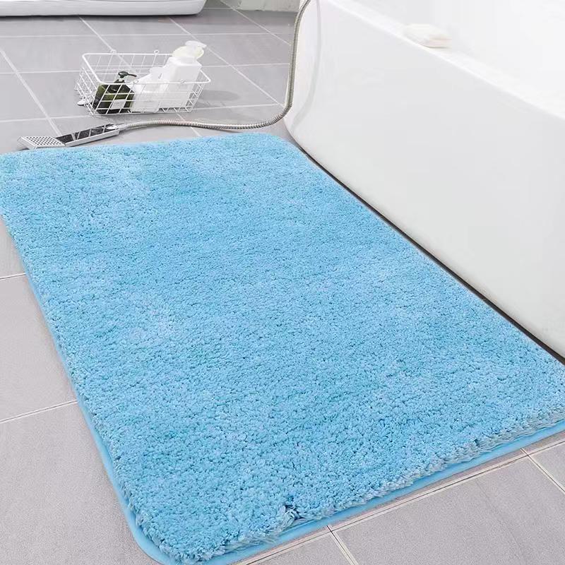 Thickened Velvet Carpet Kitchen Bathroom Absorbent Non-slip Mat