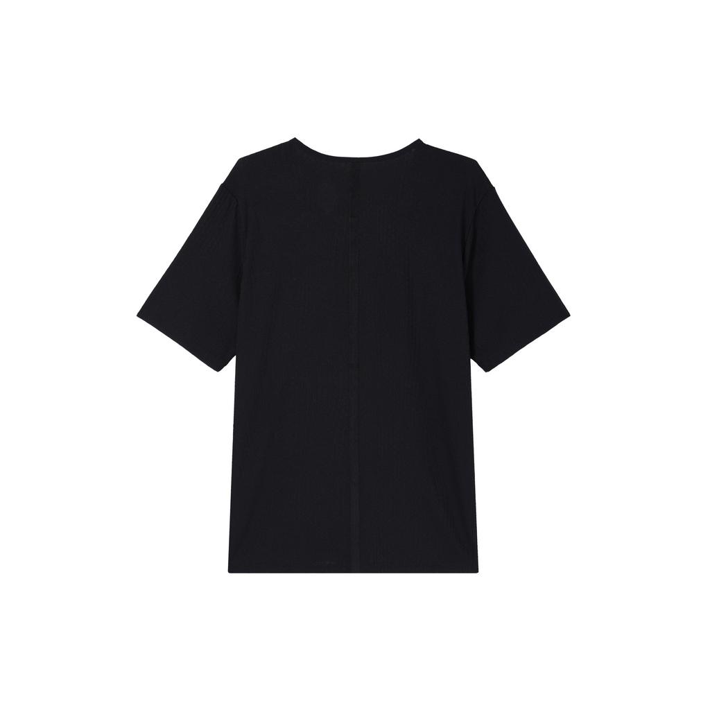 Jordan T Shirts Men's Black Crew Neck Moderate Straight Fit FN5865-010