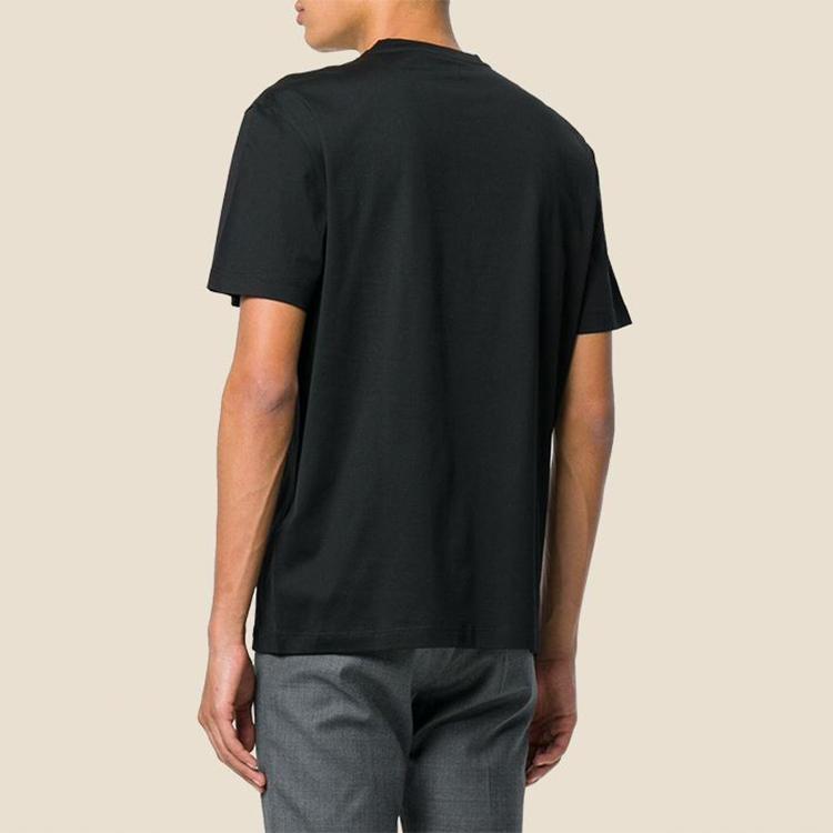 Versace T-Shirts Men's Black Crew Neck Moderate A77987-A201952-A1008