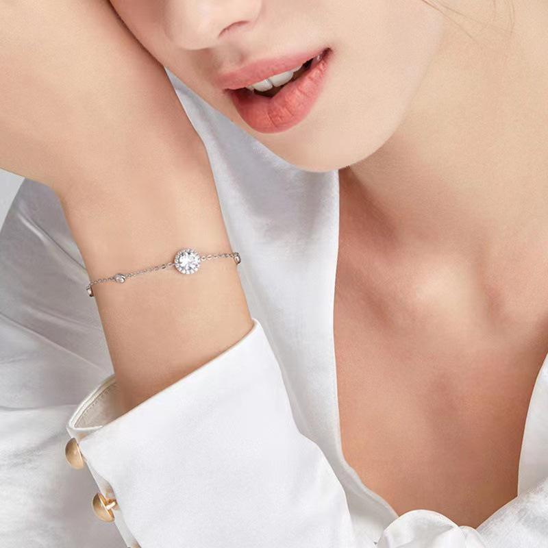 Fan Qi Cupronickel Diamond Star Bracelet - Elegant, Versatile Women's Fashion Jewelry
