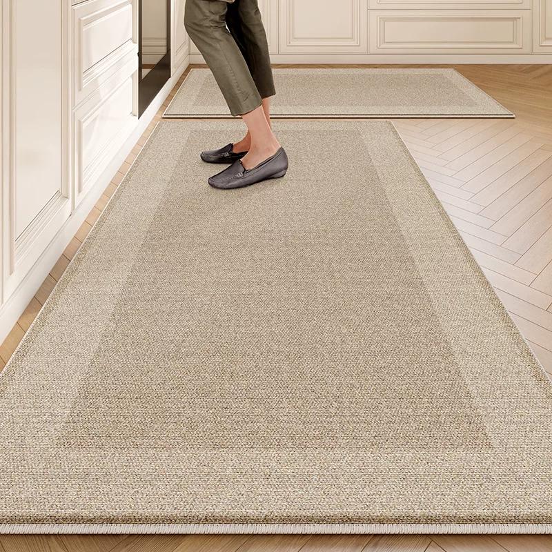 Kitchen floor mat, waterproof, anti slip, oil resistant, erasable, non washable, dirt resistant, specialized for household use, floor mat, carpet
