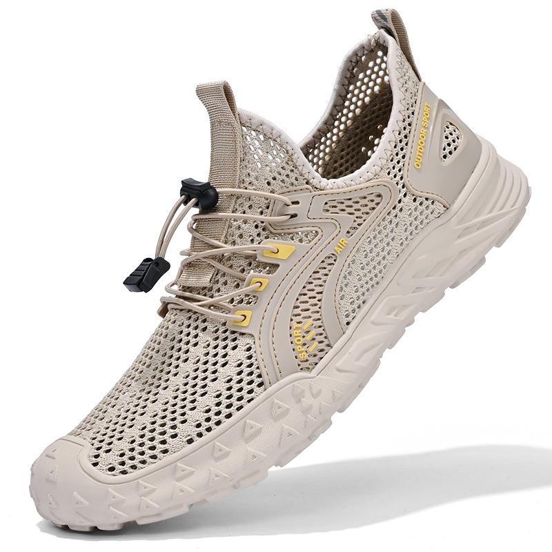

Outdoor mesh shoes men s summer breathable men s shoes thin hollow breathable lightweight casual shoes soft sole non-slip sneakers 38