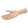 Wooden Hand Model Flexible Fingers Posable Durable Wood Widely Used Wooden Mannequin Hand for Sketching Display