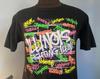 80s Vintage Illinois Fighting Illini University graffiti T-Shirt - LARGE