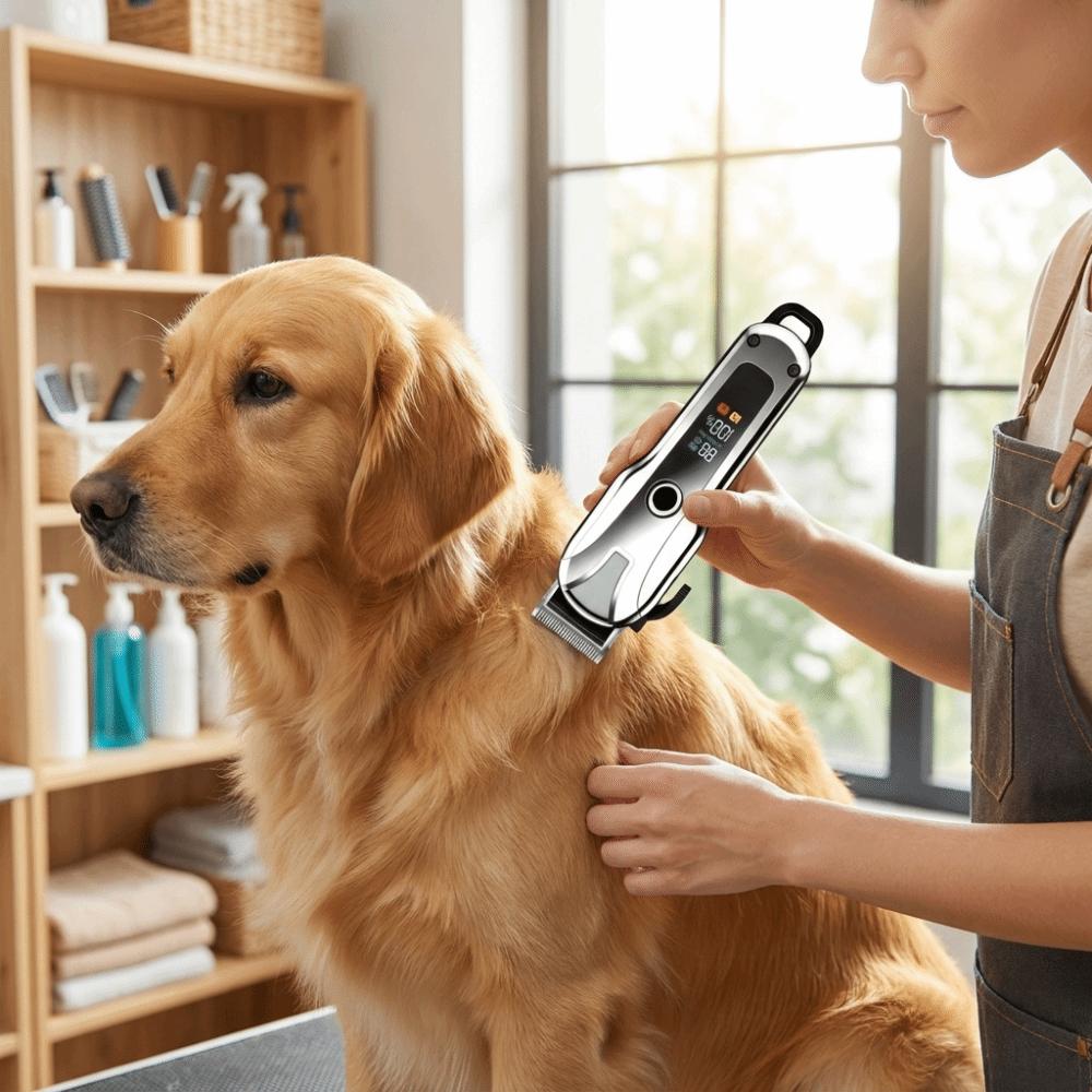 Low Noise Electric Pet Clipper USB Rechargeable Cat Shaver Dog Hair Clippers Pet Salon