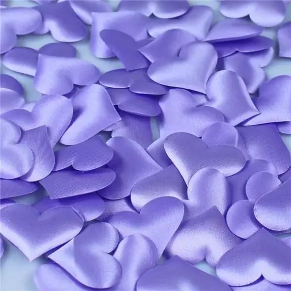 100 Stück/Beutel Herzform Blütenblätter Hochzeit Valentinstag Werfen Tischdekoration Geburtstagsdekorationen