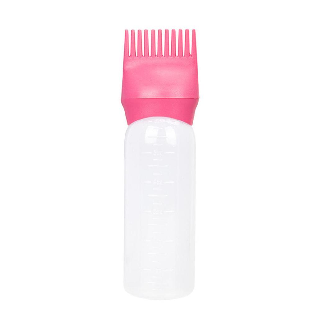 Multi-Color Hair Dye Bottle with Comb & Scale - Easy Press Application
