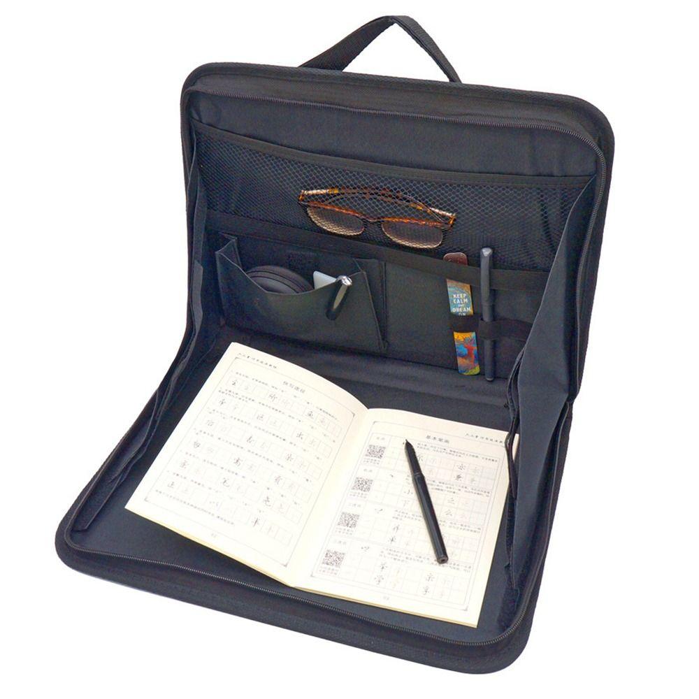 Multi-compartments Car Rear Seat Table Waterproof Portable Laptop Storage Bag  Travel