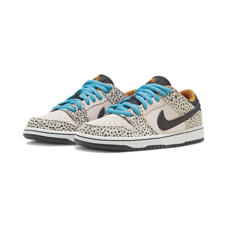 Nike Dunk Low Pro SB PS Electric Pack Kids Sneakers Cream Phantom Black HF7841-001
