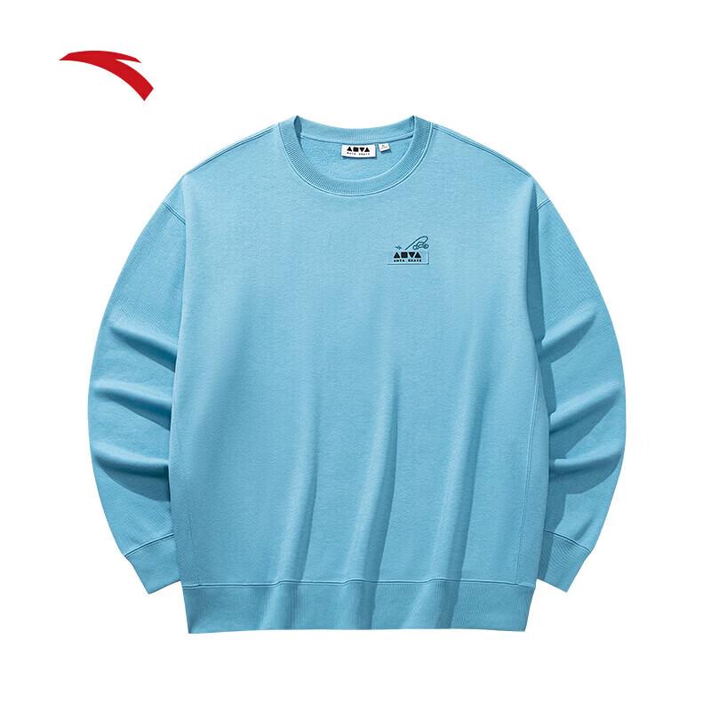 ANTA Unisex Fleece-Lined Crewneck Sweatshirt