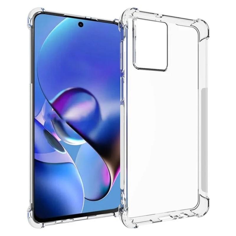 

Для Motorola Moto G54 5G Задняя крышка WANLONFENG Серия TM 2,0 мм Прозрачный ТПУ чехол для телефона (Большое отверстие для линзы) Transparent