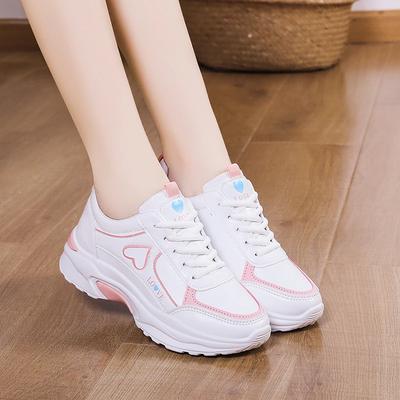 Spring/Summer/Autumn New Student Sports Shoes for Women Low Cut Thick Sole Korean Casual Mesh Breathable Shoes for Women