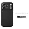 Solid Color Lychee Grain Leather Phone Case, Anti-Scratch & Shockproof Protective Cover for IPhone 17 Pro Max  16 15 14 13 Air