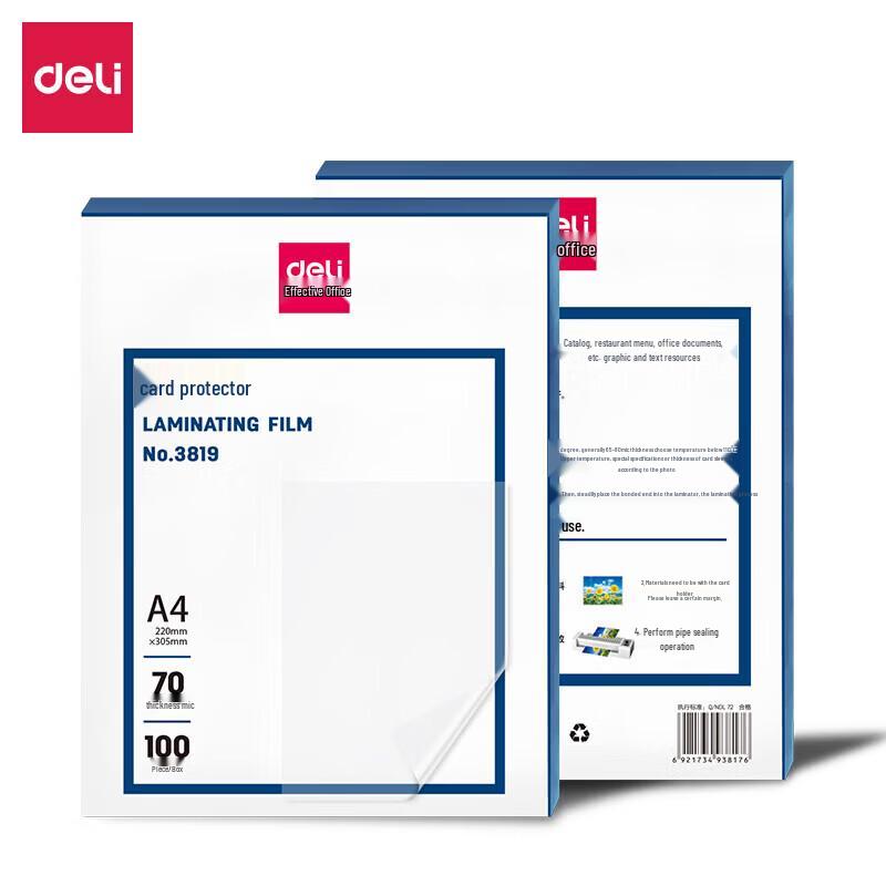 Deli 3819 Laminating Pouches