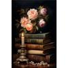 Dark Vintage Still Life Poster Prints For Living Room Home Decor Victorian Retro Flowers Fruits Picture Canvas Painting Wall Art