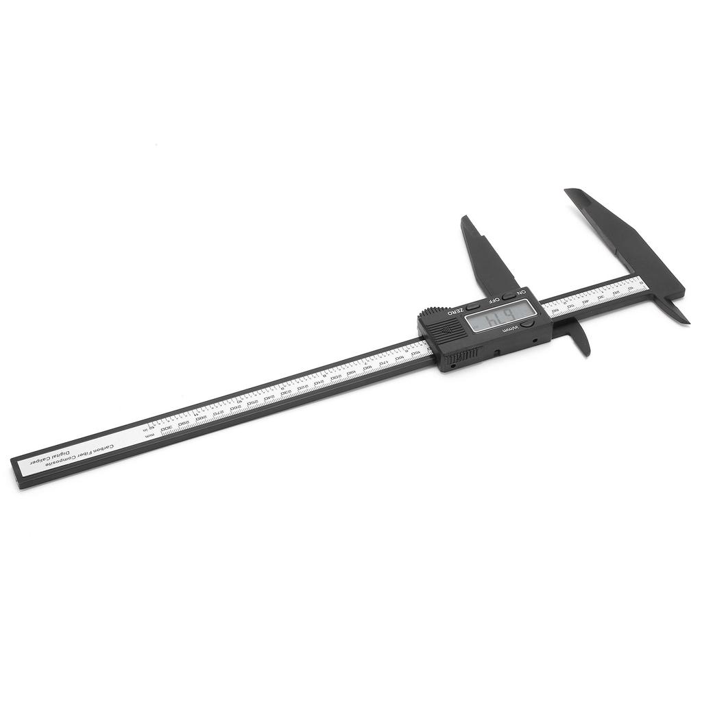 0?300mm12inch LCD Digital Caliper Carbon Ruler Vernier Caliper with Long Jaw Measuring Tool