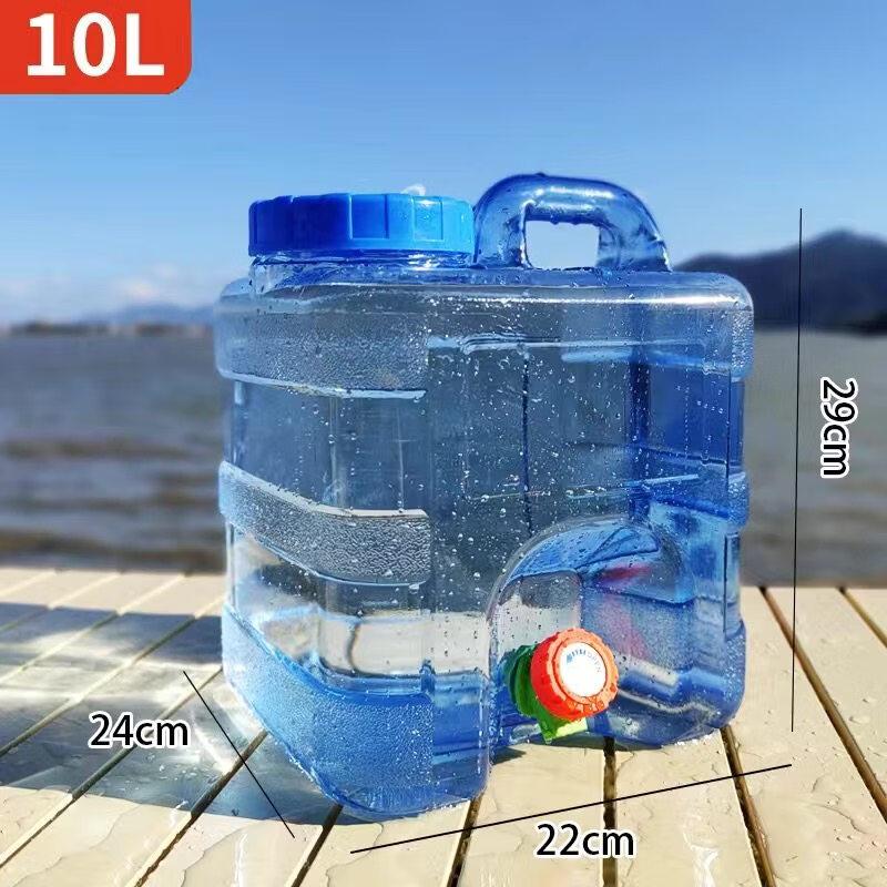 ZISIZ Vertical Square Transparent Outdoor Bucket