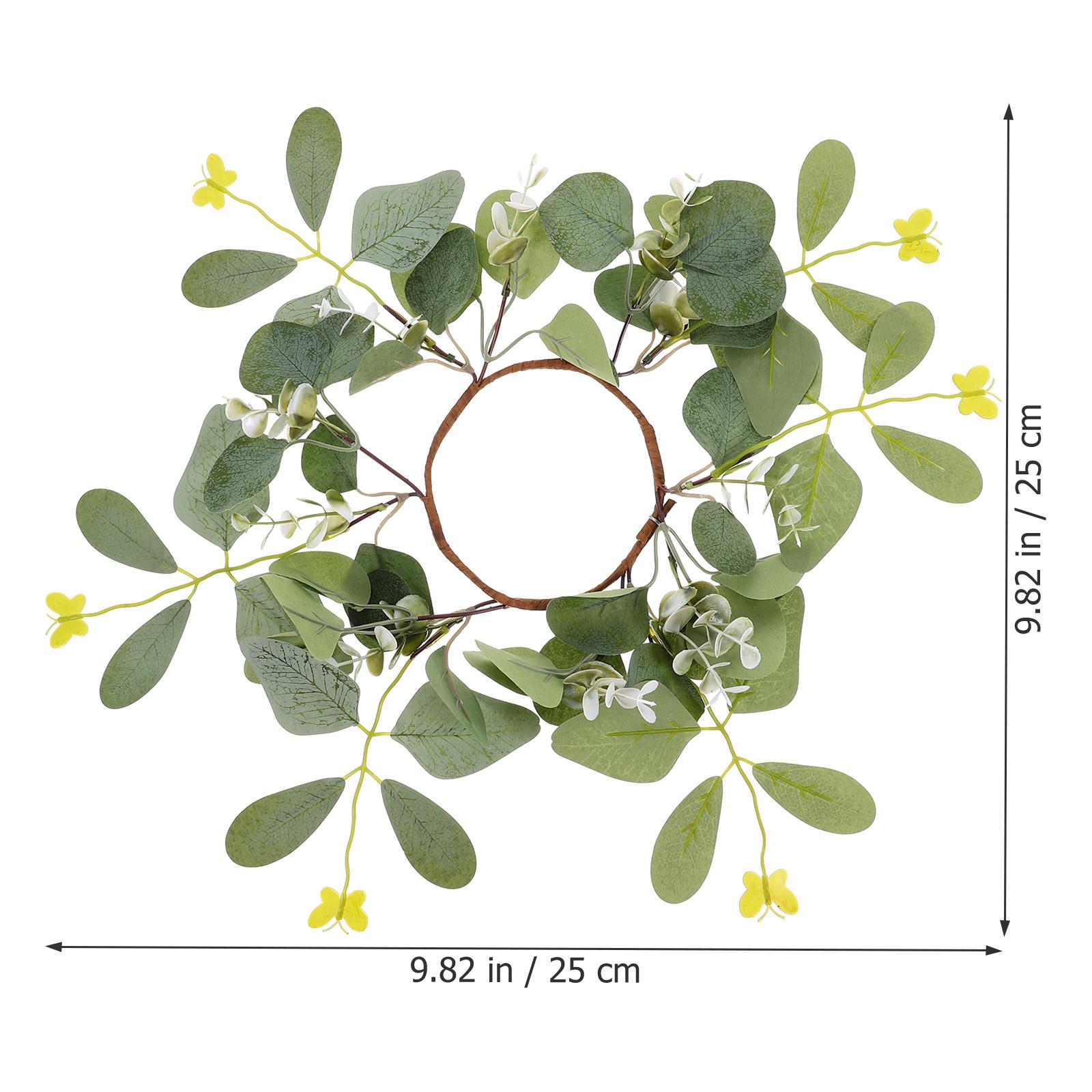 Искусственный Зеленый Венок Имитация Листьев Свадебная Вечеринка Колонна Венок Свадебный Стол Декор Настольный Вечеринка оливковое зеленый