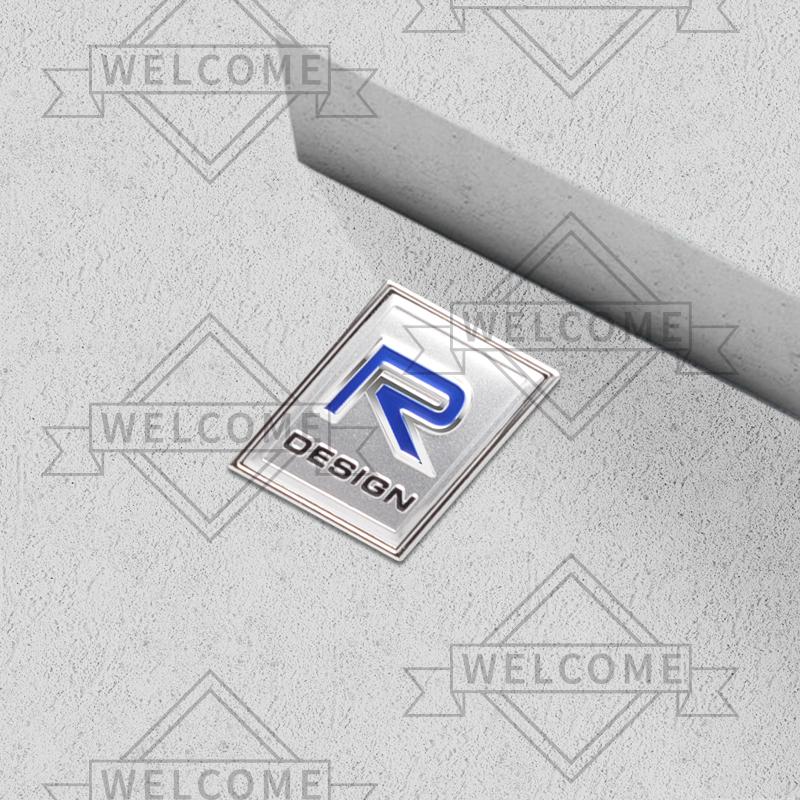3D Car Stickers R Design AWD Moose Test Emblem Auto Body Badge Trunk Decal For Volvo XC90 XC40 S60 S90 V60 V90 XC60 Accessories