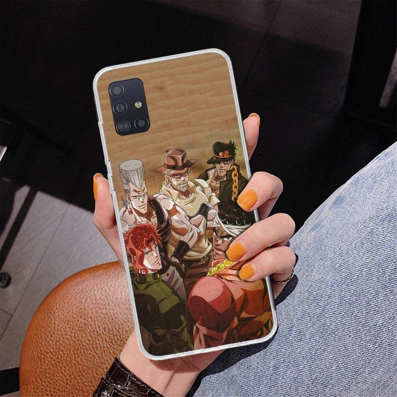 

Чехол для телефона JoJo s Bizarre Adventure Stardust Crusaders для Samsung Galaxy A52 A32 A22 A12 A51 A31 A50S A30S A20S A10S Note 20 Ul Samsung A71 4G