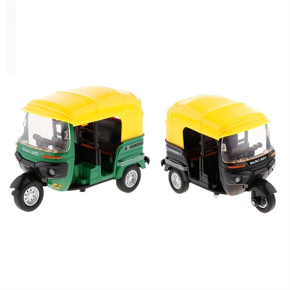 Play Toy Vehicle Set Birthday Gift Indian Tricycle Tricycle Toy Simulation Tricycle Tricycle Model