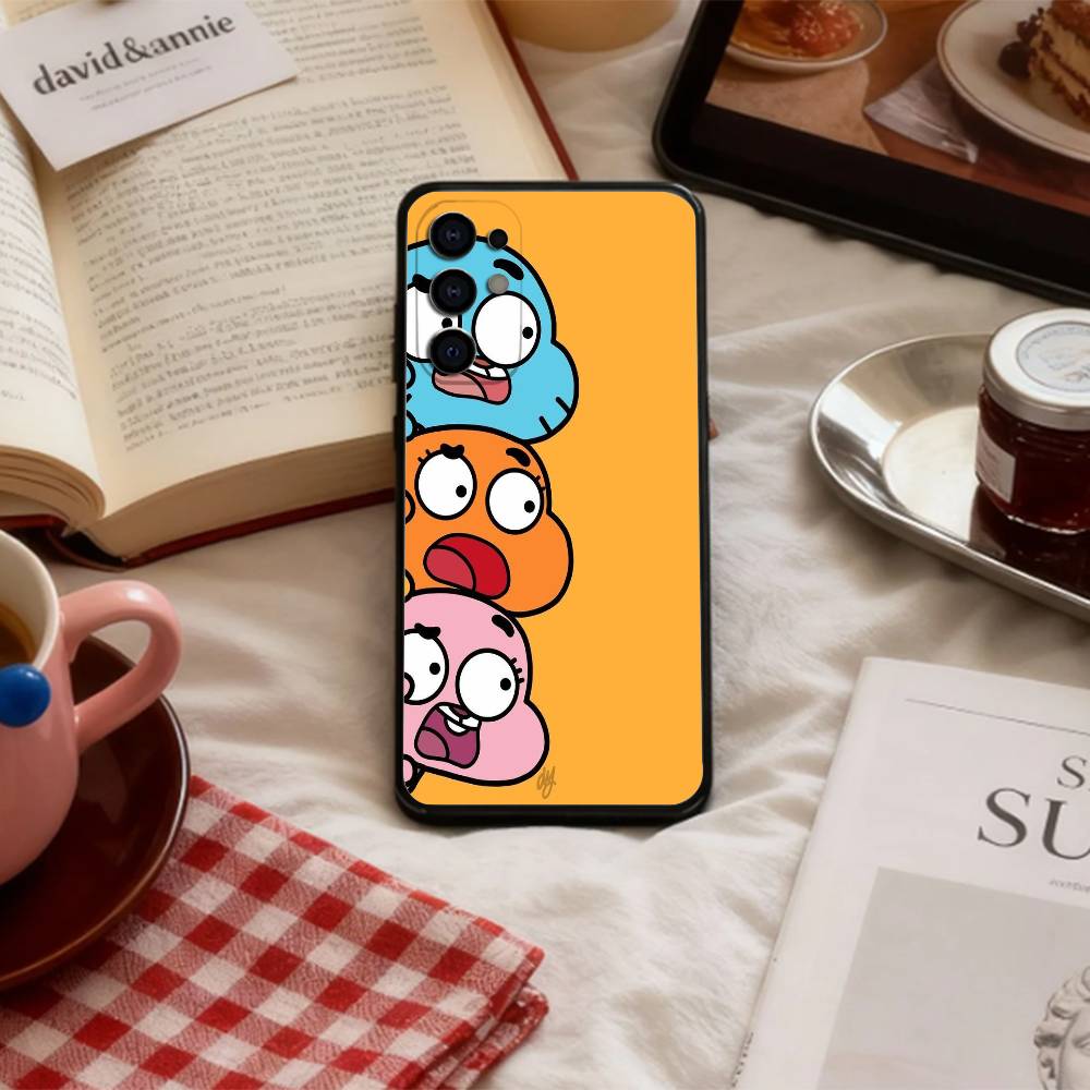 The Amazing W-World of Gumball   Phone Case For Samsung S 25,24,23,22,30,21,10,9,Ultra,Plus,Lite,FE,4,5 G Soft Black Case