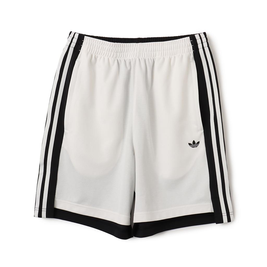 Adidas Originals SS25 Brand Logo Fashion Versatile Striped Sports Shorts Unisex Shorts White Black KA3835
