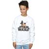 STAR WARS Boys The Mandalorian Mando And The Child Silhouette Sweatshirt