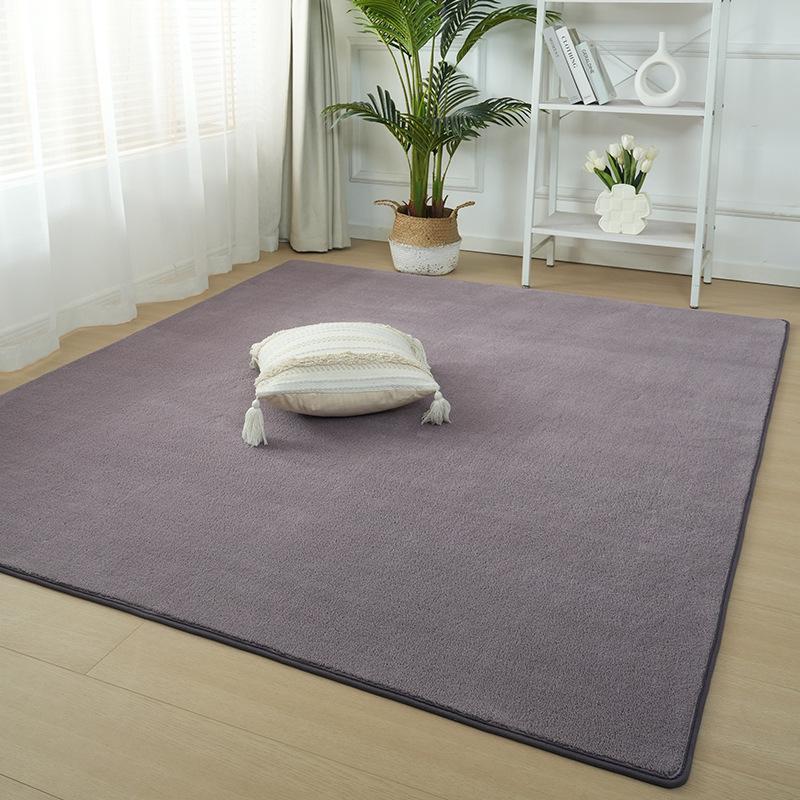 Ultra Soft Short Plush Carpet Anti Slip For Living Room Modern Sofa Area Rugs Children's Bedroom Game Mats Bedside Carpet Gray
