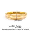 Exaggerated Irregular Metal Smooth Surface Bracelet, Design Sense Geometric Wide Surface Spring Bracelet Bracelet