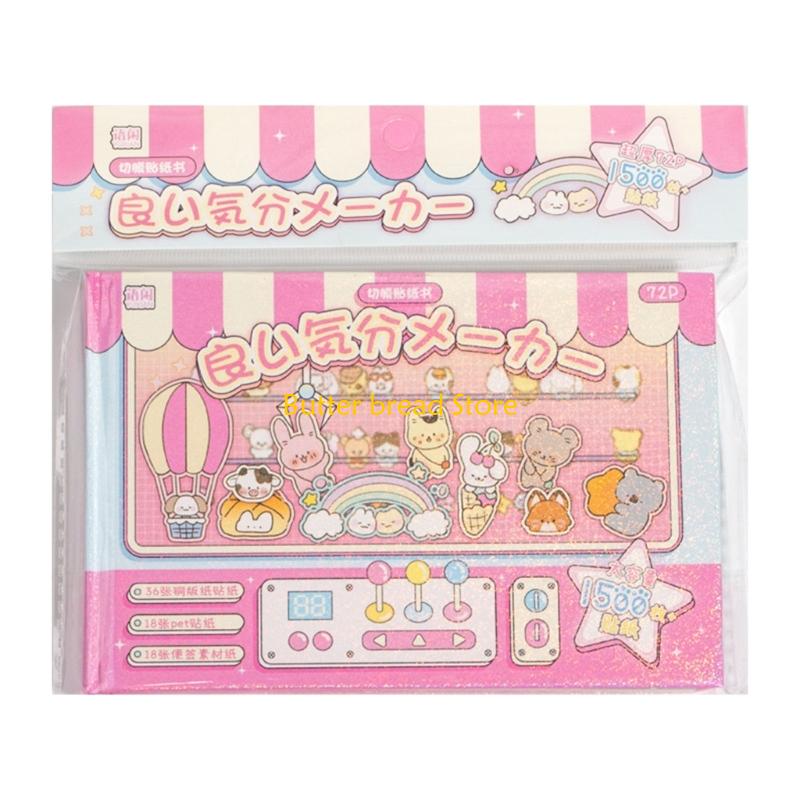 W89C Decorative Sticker Bottle Sticker Reward Sticker Good Mood Maker Sticker Book Decorative Sticker Art Supplies