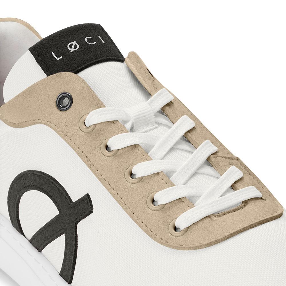 Loci Eight Vegan Sneakers Natural/Black/Stone Lc-008-002