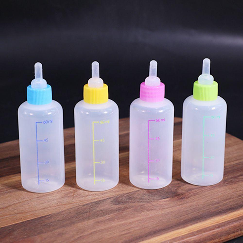Dog 60ml Kitten Feeding Bottle Pet Supplies Nursing Bottle Nipple with Cleaning Brush Kit