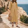 Rochie casual de damă la modă, cu croială largă - Culoare
