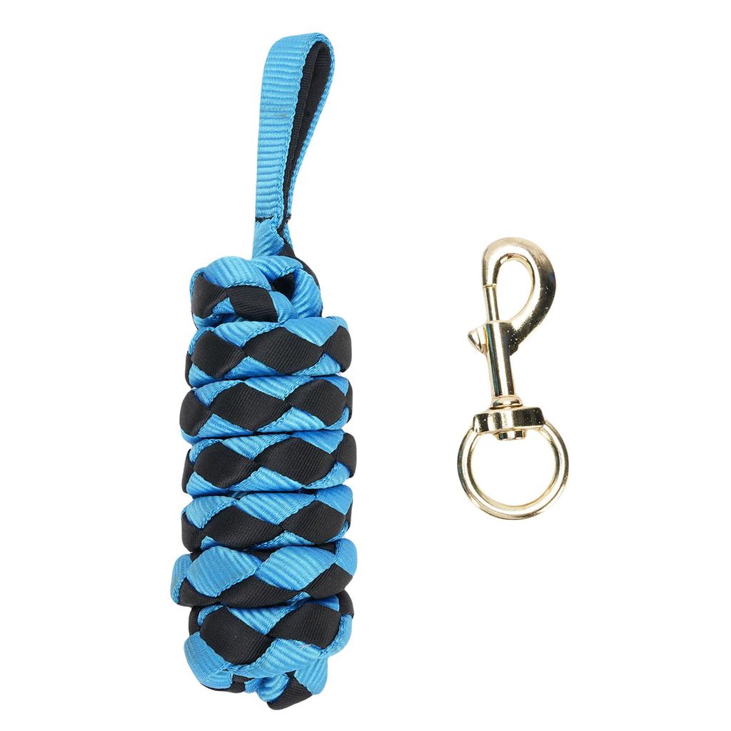 Horse Lunge Line with Rotating Snap Hook Nylon Webbing Comfortable Grip Long Horse Training Rope for Daily Training